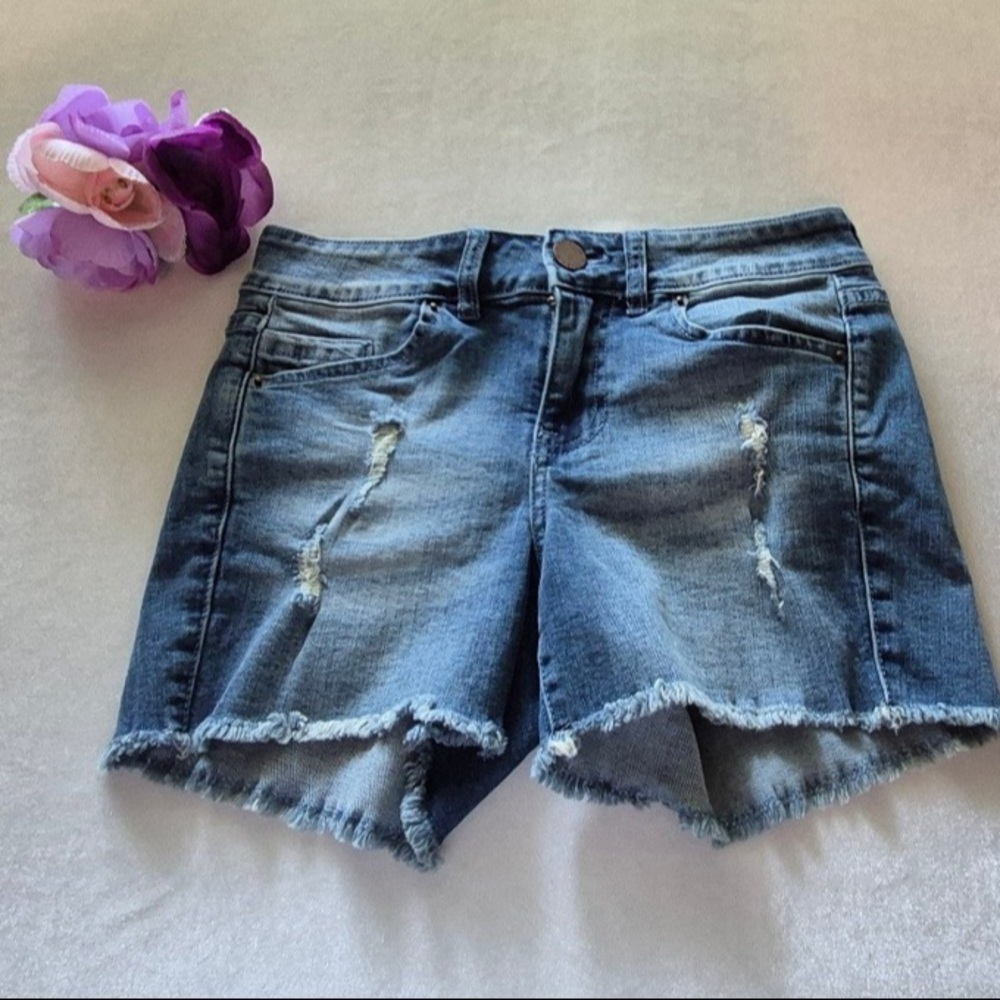 O'Neill Logan Women Denim Shorts color SLT size 26.